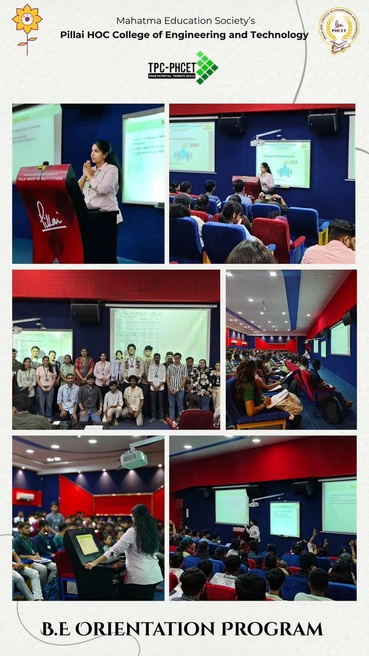 BE Year Placement Orientation – A Step Towards Career Success